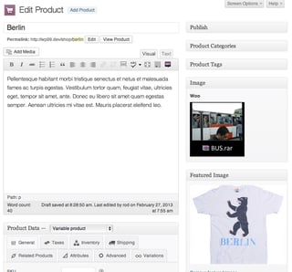 product page