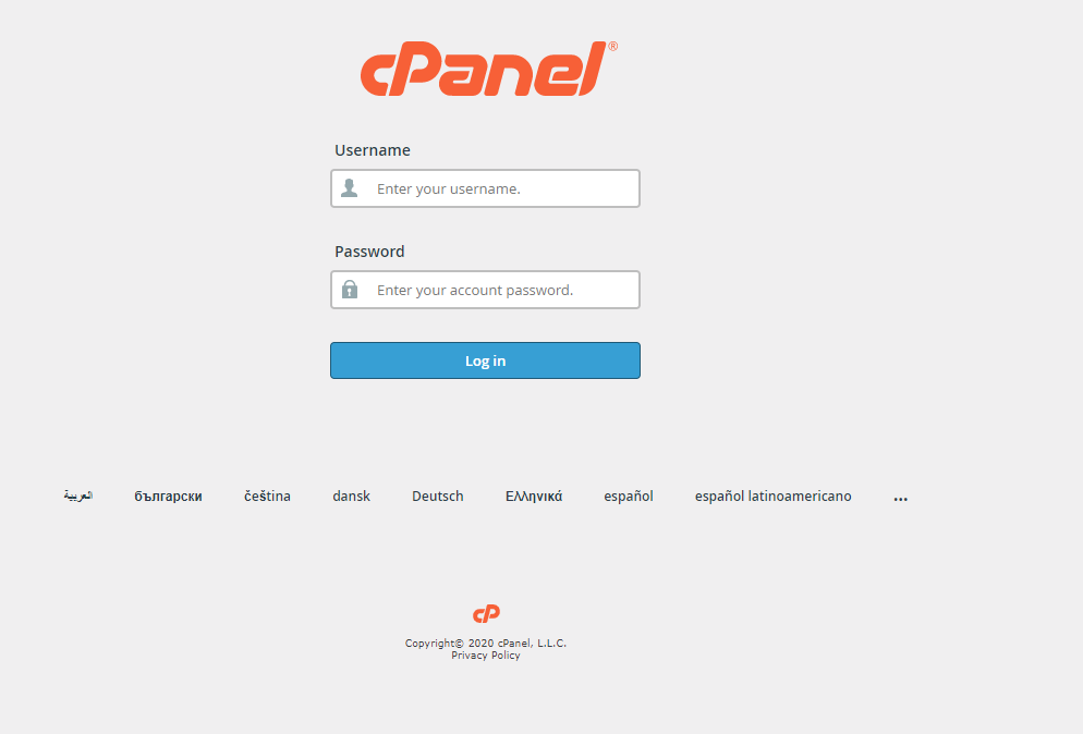 Cpanel Login